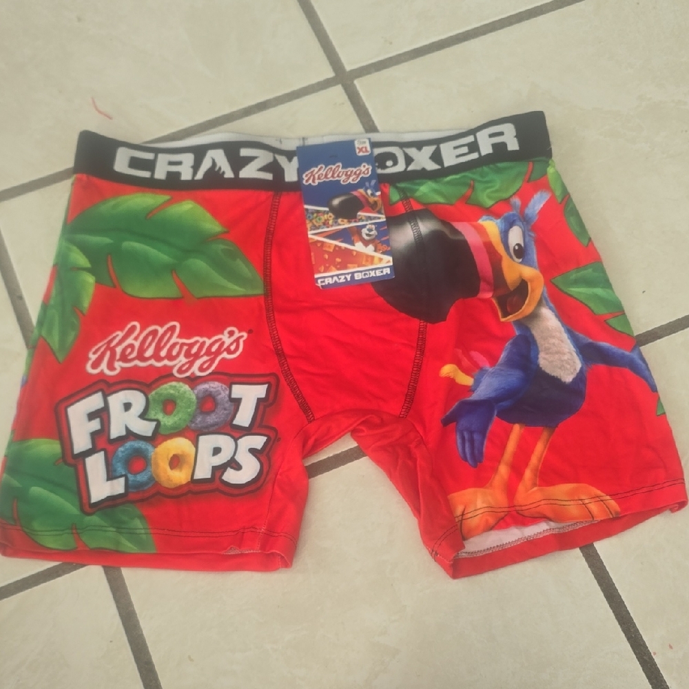 Kellogg's Froot Loops Crazy Boxer Red Boxers